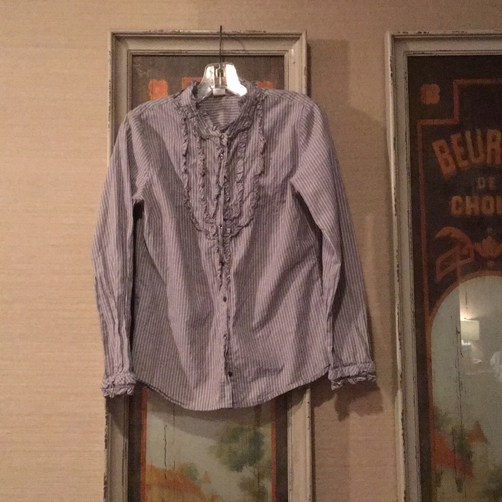 J.Crew Ruffle Button Down Shirt - image 5